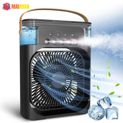 Portable Humidifier Air Cooler Fan With Mist Water Spray | Mini USB Cooler for Office, Kitchen, and Home